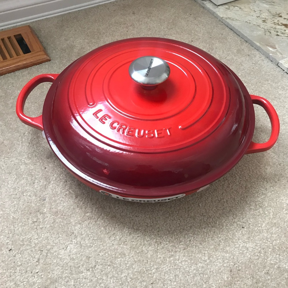 Le Creuset new braiser #30 Red